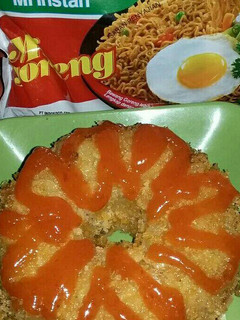 Foto resep Donat Indomie goreng