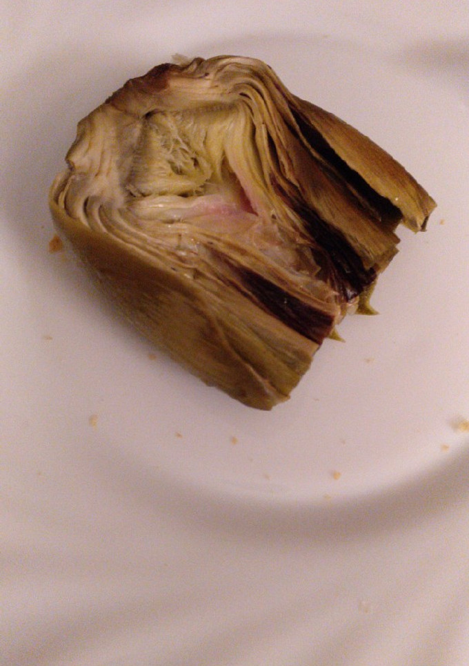 Una foto de Alcachofas asadas al microondas