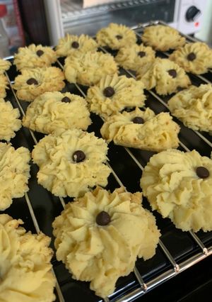 Foto resep Kue semprit keju