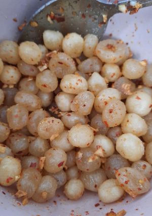 Foto resep Cimol bojot minyak bawang 😁👍