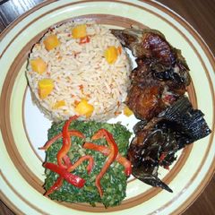 A picture of Rice 😋😋😋.