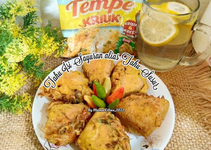 Resep Tahu Isi Sayuran Alias Tahu Susur Oleh Lanjarsih Mama Fifian