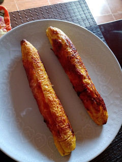 Una foto de Plátano con queso en horno eléctrico
