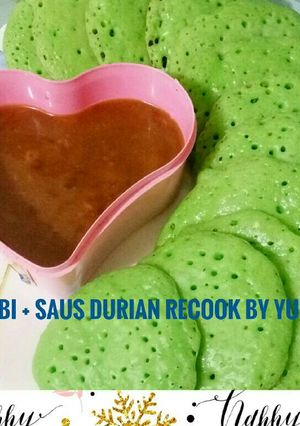 Foto resep Serabi dan Saus Durian