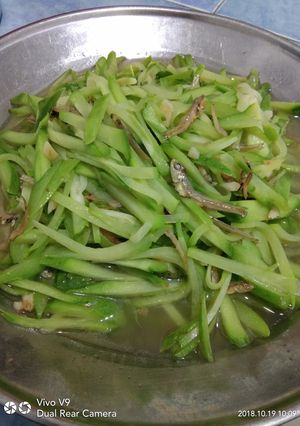 Foto resep Labu siam tumis ikan teri