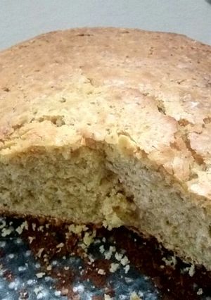 Una foto de Queque de avena y plátano