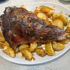 A picture of Lamb Kleftico (lamb week!).