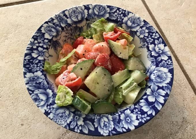 How to Prepare Super Quick Homemade Easy Mayonnaise Salad Lunch