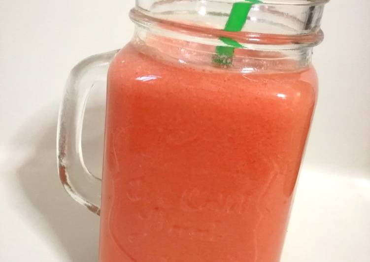 Batido de sandía y yogur de frutos rojos 🍉🍓🍒🍹
