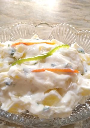 A picture of Potato salad.