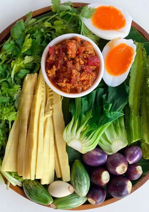 รูปของ น้ำพริกอ่องอกไก่ (คลีน)