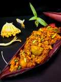 Banana Flower Curry or Mochar Ghanto