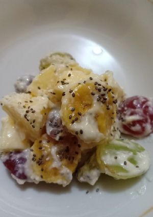 Foto resep Salad buah dan chia seeds