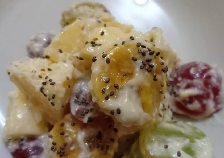 12 Resep: Salad buah dan chia seeds Anti Gagal