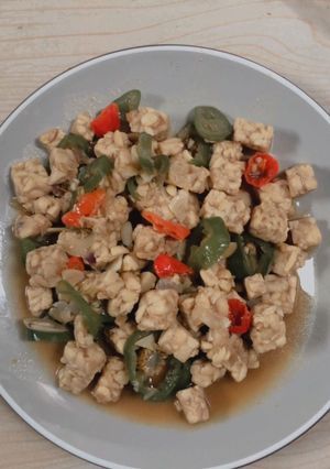 Foto resep Oseng tempe Cabai gendot