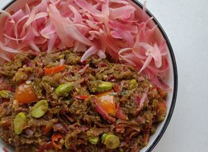 Foto resep Sambal terasi bunga kecombrang