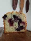 Budín 1, 2, 3 con frutos rojos