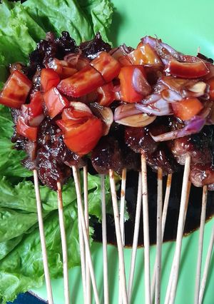 Foto resep Sate Daging Sapi Bakar Teflon