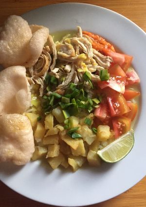 Foto resep Soto Ayam Jakarta (santan)