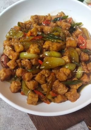 Foto resep Oseng Tempe Tomat Lombok Ijo
