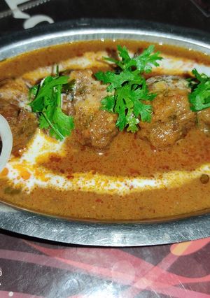A picture of Spinach palak kofta.