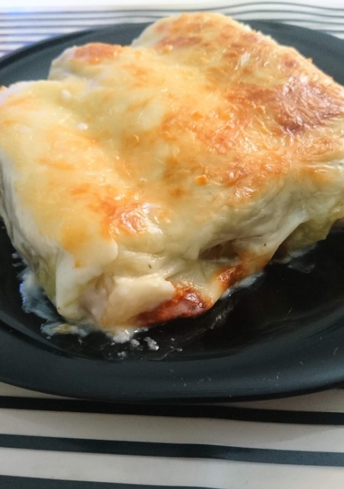 Una foto de Canelones de repollo