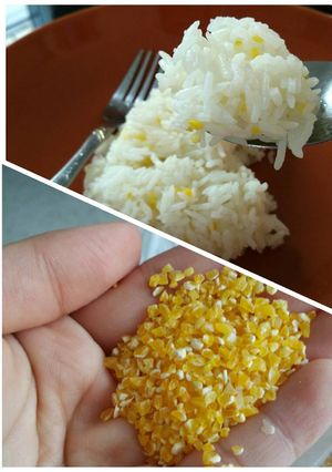 รูปของ วิธีหุงข้าวหอมมะลิใส่จมูกข้าวโพด