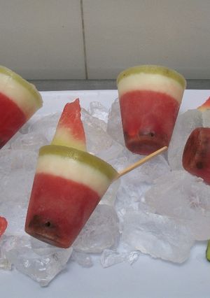 Una foto de Helados de sandía