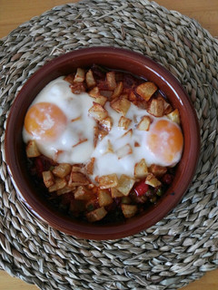 Una foto de Huevos a la flamenca