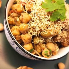 Chana chaat A picture of Chana chaat.