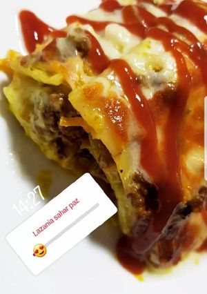 عکسی از دستور لازانیا