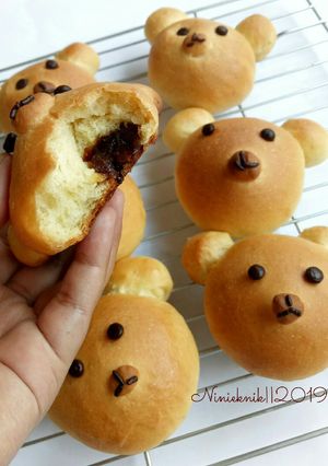 Foto resep Roti Beruang Isi Selai Kurma