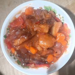 A picture of Sweet and Sour Pork.