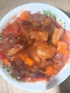 A picture of Sweet and Sour Pork.