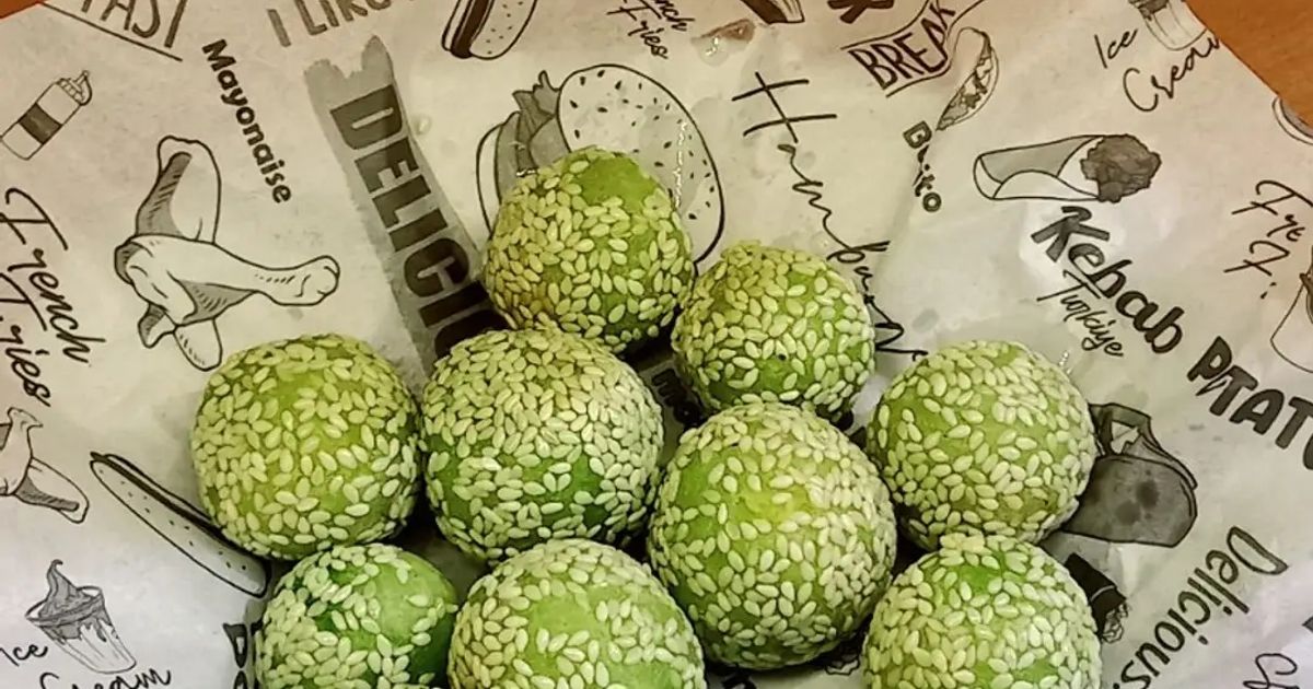 Onde Onde Pandan Chewy (Empuk Tanpa Kentang)