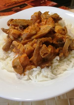 Paradicsomos gombás csirke recept fotója