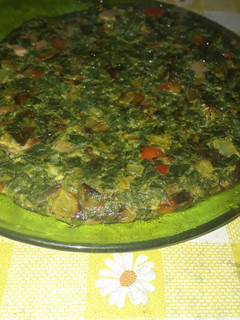 Una foto de Tortilla de espinaca