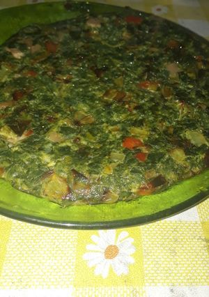 Una foto de Tortilla de espinaca