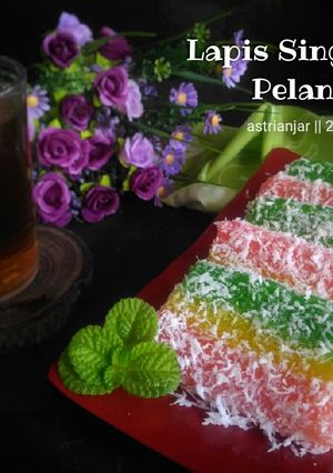 Foto resep Lapis Singkong Pelangi