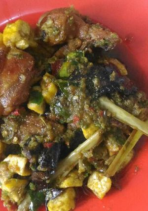 Foto resep Ayam balado sambal hijau