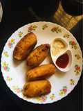 அவல் உருளை பிரட்ரோல்(aval potato bread rolls recipe in tamil)