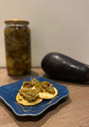 Una foto de Berenjenas en escabeche a la Puli
