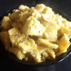 A picture of Goan special jackfruit pods bhaji without onion-garlic.
