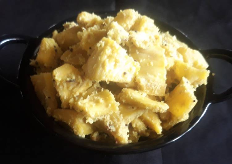 Recipe of Ultimate Goan special jackfruit pods bhaji without onion-garlic