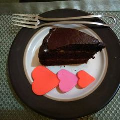A picture of One bowl chocolate cake.