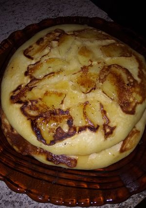Una foto de Hotcakes con manzana y canela