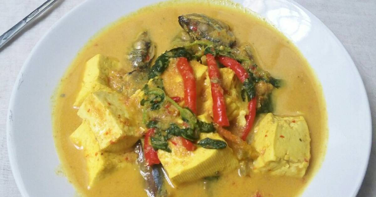 Resep Gulai Pangek Masin Ikan Kembung And Tahu Oleh Eka Astuti Cookpad