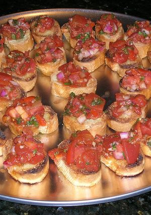 A picture of Fresh Tomato Bruschetta.