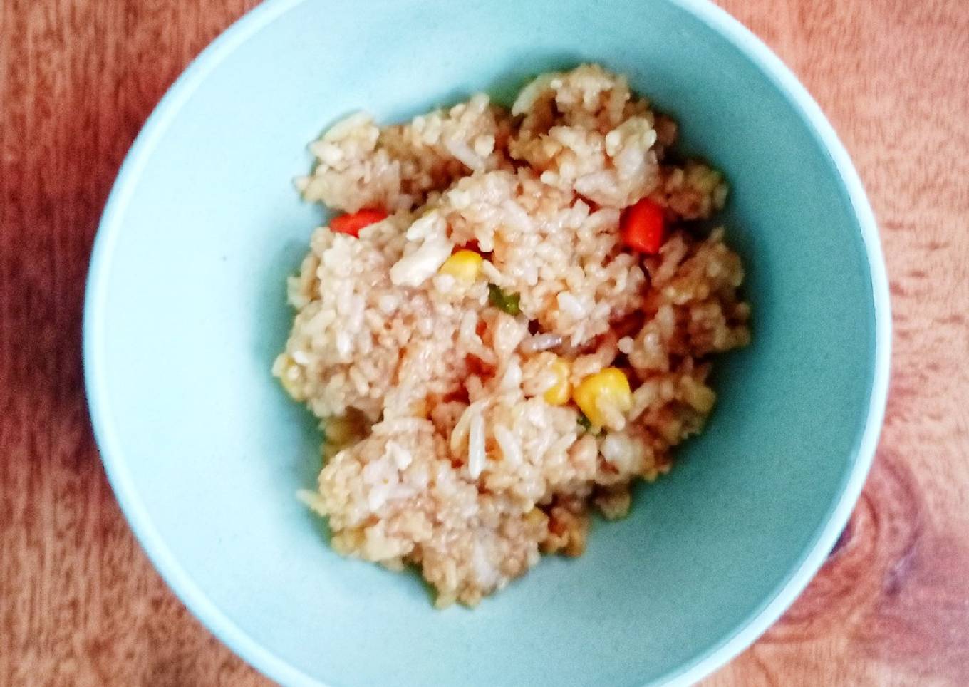 Hari 335 Nasi Goreng dengan Sayur Kicap (Umur 17 bulan)