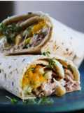 Wrap de maíz y atún